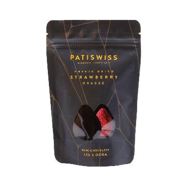 Patiswiss Bitter Çikolata Çilek Draje 80 gr