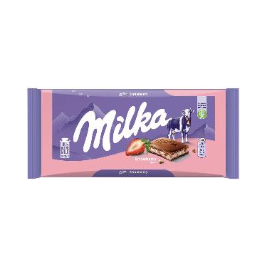 Milka Çilekli Yoğurtlu Çikolata 100 gr