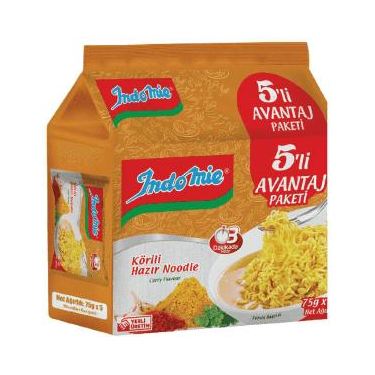 Indomie Köri Çeşnili Avantaj Paketi 5'li