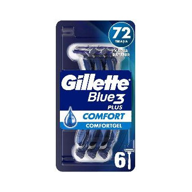 Gillette Blue3 Comfort Kullan At Tıraş Bıçağı 6'lı