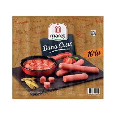 Maret 10'lu Soyulmuş Sosis 432 gr