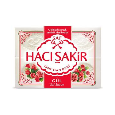 Hacı Şakir Gül Saf Kalıp Sabun 4x150 gr