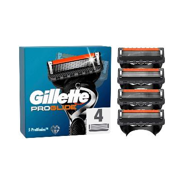 Gillette Fusion Proglide Yedek Tıraş Bıçağı 4'lü