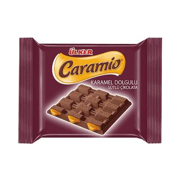 Ülker Caramio Karamelli Kare Çikolata 55 gr