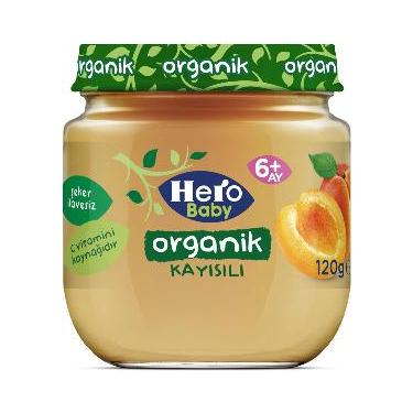 Hero Baby Organik Kayısılı 120 gr