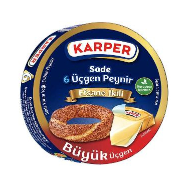 Karper Üçgen Peynir 6'lı 108 gr