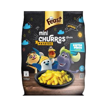 Feast Gurme Mini Churros Patates 550 gr