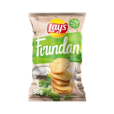 Lay's Fırından Yoğurt ve Mevsim Yeşillikleri Çeşnili Patates Cipsi Süper Boy 96 gr