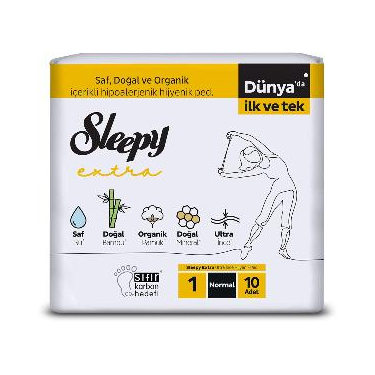 Sleepy Extra Ultra İnce Hijyenik Ped Normal 10'lu