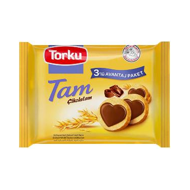 Torku Tam Çikolatam Bisküvi 249 gr