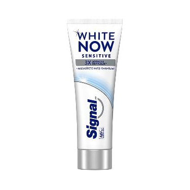 Signal White Now Sensitive Anında Beyazlatıcı Leke Karşıtı Diş Macunu Kahve ve Sigara Lekelerine Etkili 75 ml