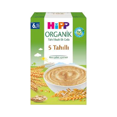 Hipp Organik 5 Tahıllı Ek Gıda 200 gr