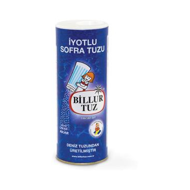 Billur Tuz İyotlu Piknik Tuzu 125 gr