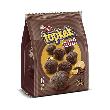 Topkek Mini Kakaolu Portakallı 150 gr