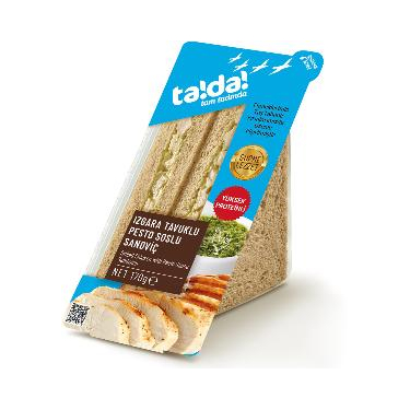 Tada Gurme Izgara Tavuklu Pesto Soslu Sandviç 170 gr