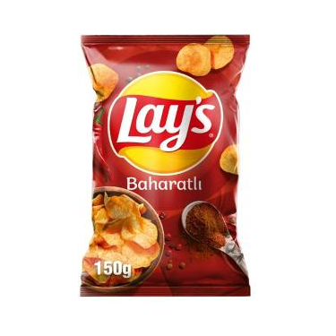 Lay's Baharatlı Patates Cipsi Parti Boy 150 gr