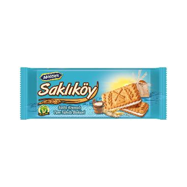 Ülker Saklıköy Sütlü Kremalı Bisküvi 100 gr