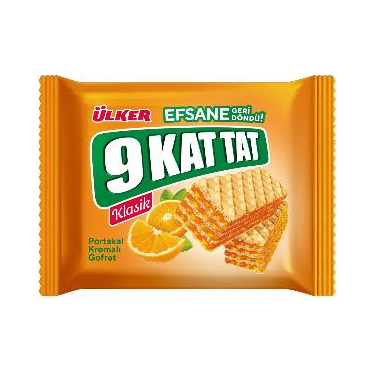 Ülker 9 Kat Tat Portakallı Gofret 39 gr