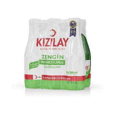 Kızılay Sade Maden Suyu 6*200 ml