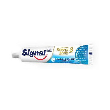 Signal Komple Bakım 8 Etki Diş Macunu Beyazlatıcı Koruma Çürük Karşıtı Ferah Nefes İçin Ağız Bakım 75 ml