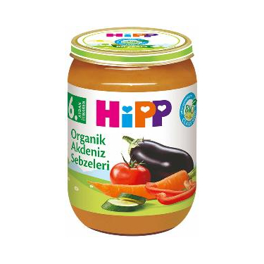 Hipp Organik Akdeniz Sebzeleri 190 gr