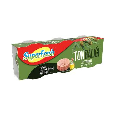 Superfresh Zeytinyağlı Ton Balığı 3x75 gr