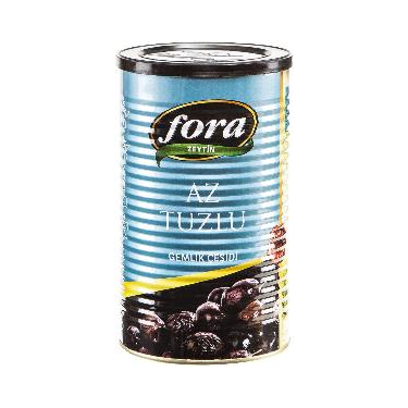 Fora Gemlik Az Tuzlu Doğal Salamura Siyah Zeytin 800 gr