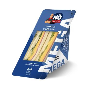 Mr. NO Jambon Cheddar Mega Sandviç 230 gr