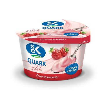 Sek Quark Çilekli 140 gr