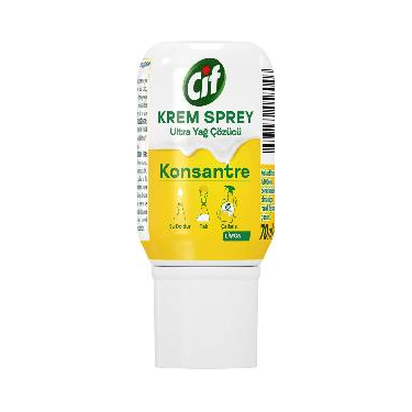 Cif Krem Sprey Konsantre Ultra Yağ Çözücü Limon 70 ml