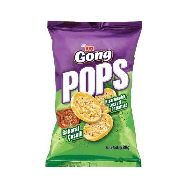 Gong Pops Baharatlı Çeşnili 80 gr