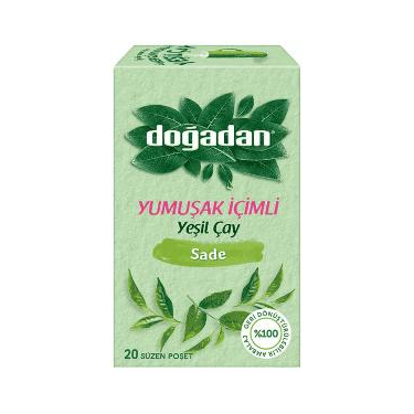 Doğadan Yumuşak İçimli Yeşil Çay 20'li