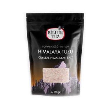 Billur Sofrada Öğütme Himalaya Tuzu Doypack 500 gr