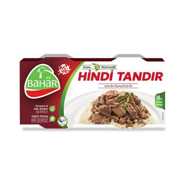 Bahar Hindi Pişmiş Tandır 2 x 120 gr