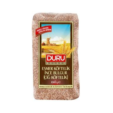 Duru Esmer Çiğ Köftelik Bulgur 1 kg