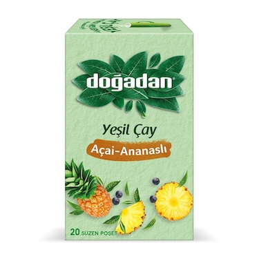 Doğadan Yeşil Çay Açai Ananaslı 20'li