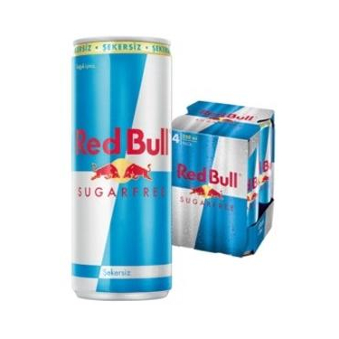 Red Bull Şekersiz Enerji İçeceği 4x250 ml