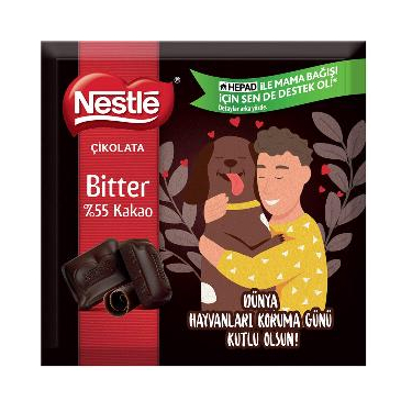 Nestle Classic Bitter Çikolata Kare 60 gr