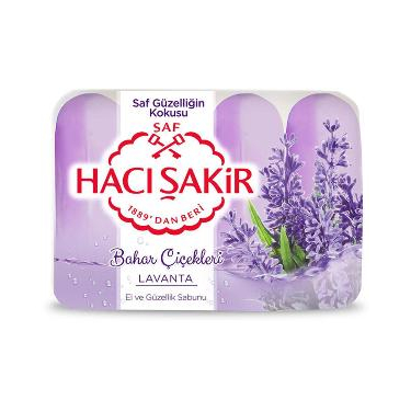 Hacı Şakir Bahar Çiçekleri Lavanta El ve Güzellik Sabunu 4x70 gr