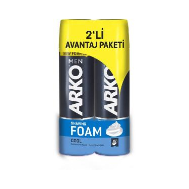 Arko Men Tıraş Köpüğü Cool 2X200 ml