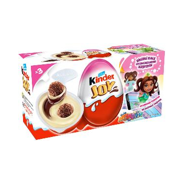 Kinder Joy Kızlara Özel 3'lü Paket 3 x 20 gr