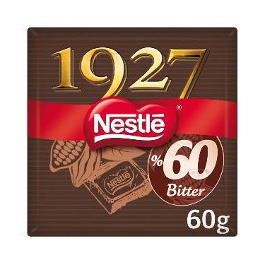 Nestle1927 Tablet 60%Kakaolu Bitter 60 gr