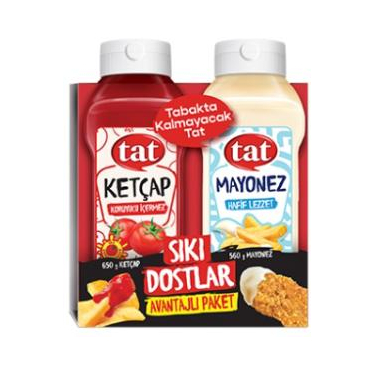 Tat Sıkı Dostlar (650 gr Ketçap 560 gr Hafif Lezzet Mayonez)