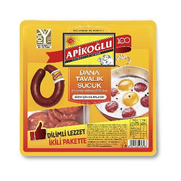 Apikoğlu Dana Tavalık Sucuk 200 gr