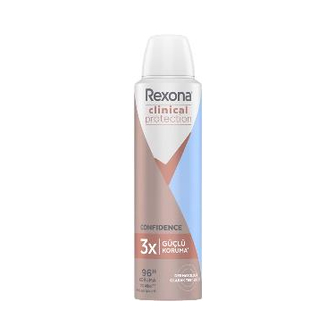 Rexona Clinical Protection Kadın Sprey Deodorant Confidence 96 Saat Koruma 150 ml