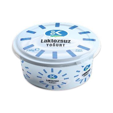 Sek Yarım Yağlı Kase Laktozsuz Yoğurt 750 gr