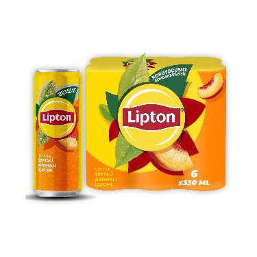 Lipton Ice Tea Şeftali Aromalı İçecek Kutu 6x330 ml