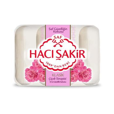 Hacı Şakir Klasik Çiçek Terapisi El ve Güzellik Sabunu 4x70 gr