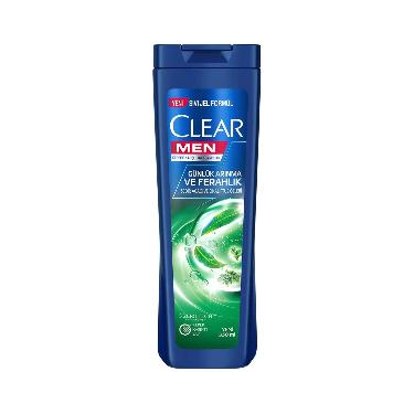 Clear Men Kepeğe Karşı Etkili Şampuan Günlük Arınma ve Ferahlık Sedir Ağacı ve Okaliptus Özleri 350 ml