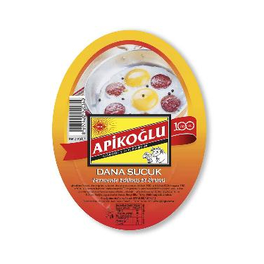 Apikoğlu Dana Sucuk Vakumlu 210 gr